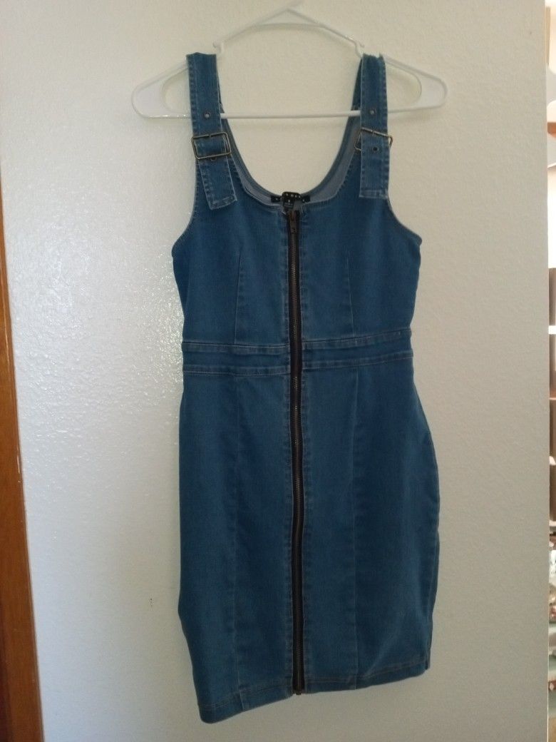 Denim Slimming Dress