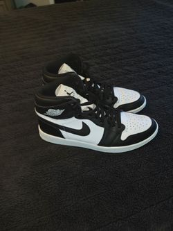 Nike Air Jordan 1 High G High Top Black White Panda Golf Shoes **Worn Once **
