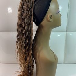 synthetic Human Mix Hair extension ponytail--brand new $45-cola de cabello extension coleta nueva