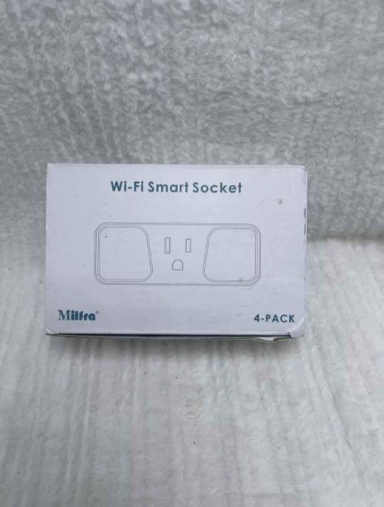 4pk-Smart Plug Outlet 15amp WiFi Outlet-Alexa & Google Assistant Compatible.