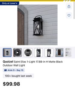 Wall Lantern/ Quoizel Lighting 