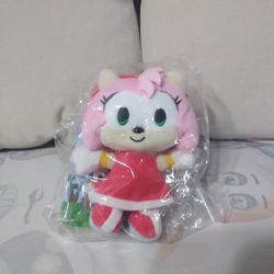 Sonic&Friends - Amy Plush Keykain - Official JP Exclusive