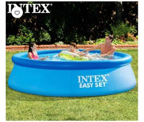 Intex 10-Foot Above-Ground Pool + Pump