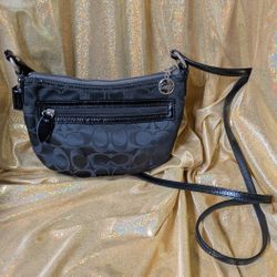 Coach Signature C Black Crossbody