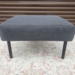 Dark Gray / Grey Ottoman / Footstool - Excellent Clean Condition
