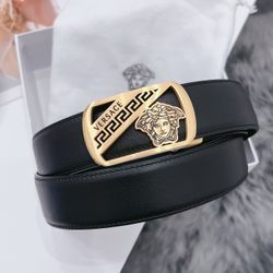 Versace Black Belt Of Men New 