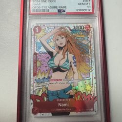 One Piece Nami TR PSA 10 