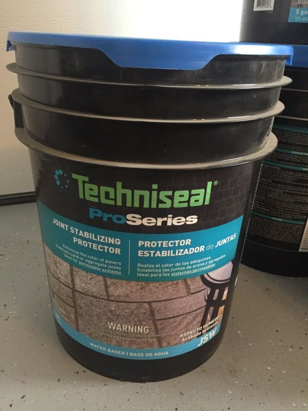 Sealer for Pavers!! "Techniseal Pro Series" (2) 5-gallon containers FOR SALE! $100 GREAT DEAL!