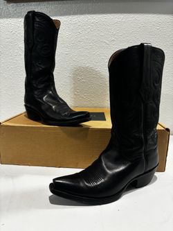 J.B. Hill Texas Women’s Black Western Cowboy Boots – Size 7B – With Box