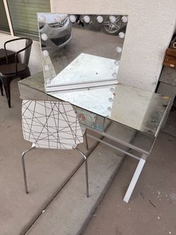 Glass vanity
