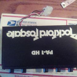 Rockford Fosgate Pa-1hd Pre Amp Mint