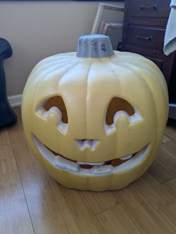 Huge Halloween Jack-O-Lantern Blow Mold