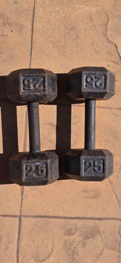 For sale: 25 lbs dumbells