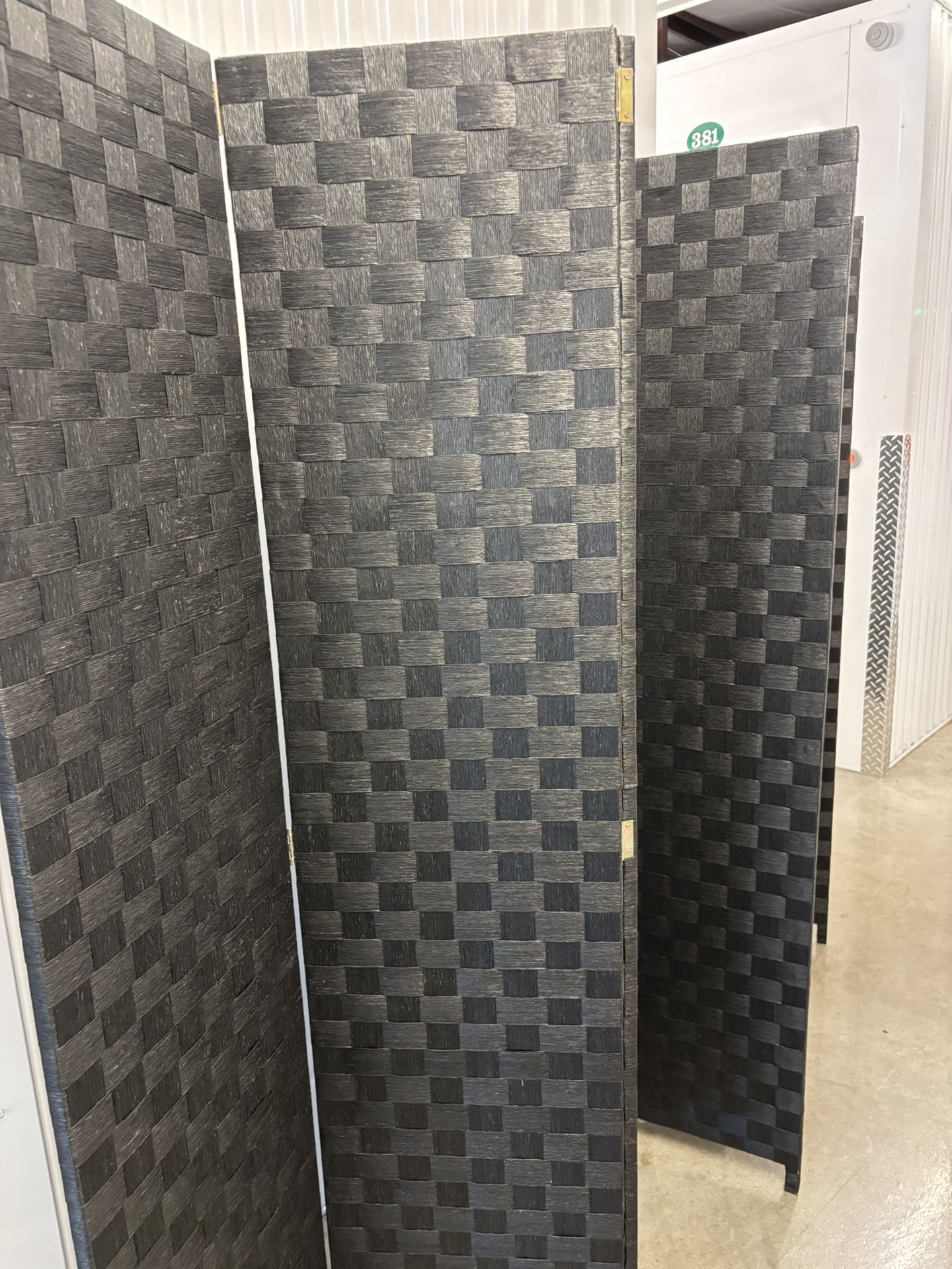 **BLACK NATURAL WOVEN SCREENS $60.00 each