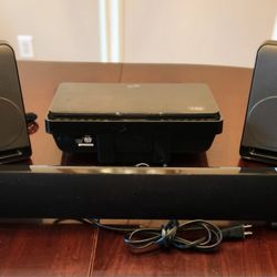 Ilive 2 CD Docking System IH328B, 2 Speakers IH328B & Sound Bar IT123B