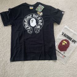 A Bathing Ape x Chrome Hearts Black Ape Head Tee ⭐🔥