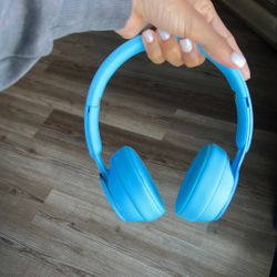 Beats Blue Headphones 