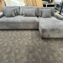 Modern Comfy Gray Sectional (other Colors Available) 