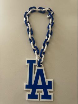 Dodgers Oversized Fan Chain Necklace