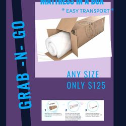 Mattress Any Size $125