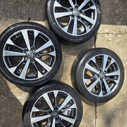 Nissan Altima 18 Inch Rims And Tires 5x114.3mm Lug Pattern 