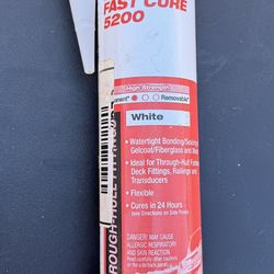 3M Marine Adhesive Sealant 5200 Fast Cure White 10 fl oz (295 mL) – New / Unused