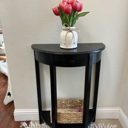 Small Black Entryway Table