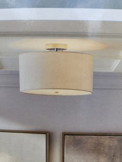 3 Light Semi Flush Light