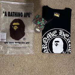 CHROME HEARTS X BAPE TEE 🦍(all sizes)