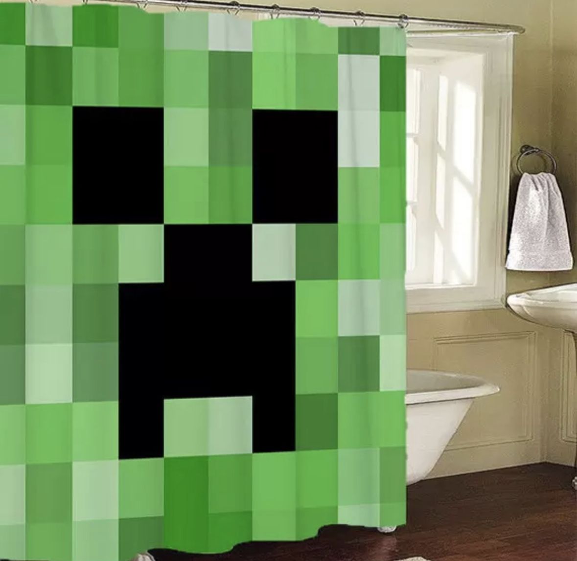 Minecraft Bathroom Decor