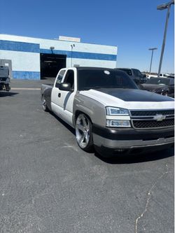 2004 Chevrolet Silverado lowered.