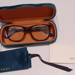 Gucci Unisex Square Rx Frame 