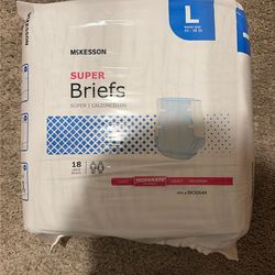 McKesson Adult Super Briefs Large