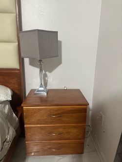 Set of 2 Matching Grey Lamps