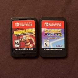 Sonic Colors And Borderlands 2 For Nintendo Switch