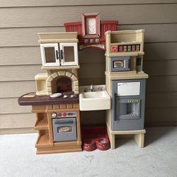 Kids Play Kitchen Set