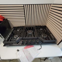 Frigidaire 36"inches Tabletop , 5 Burners- Cooktop Built-in Gas Ready To Install- Drop-in Cookbox