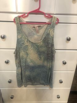 Palm tree tank top- Medium