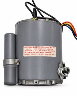 Universal Electric 7W4 Motor 1/8 HP 230V 3000/1700 RPM 2-Speed