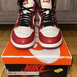 Pre-owned Men’s Air Jordan 1 Retro High OG Chicago L&F Sz. 10.5 US (DZ5485 612)