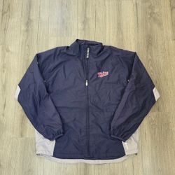 Majestic Minnesota Twins Windbreaker Jacket Mens Size XL