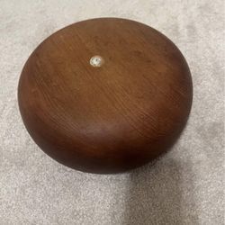 PRICE REDUCED- Wooden Bowl w/ rounded rim