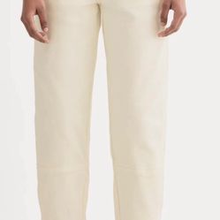 Women’s Everlane Barrel Utility Pants - Bone Size 8