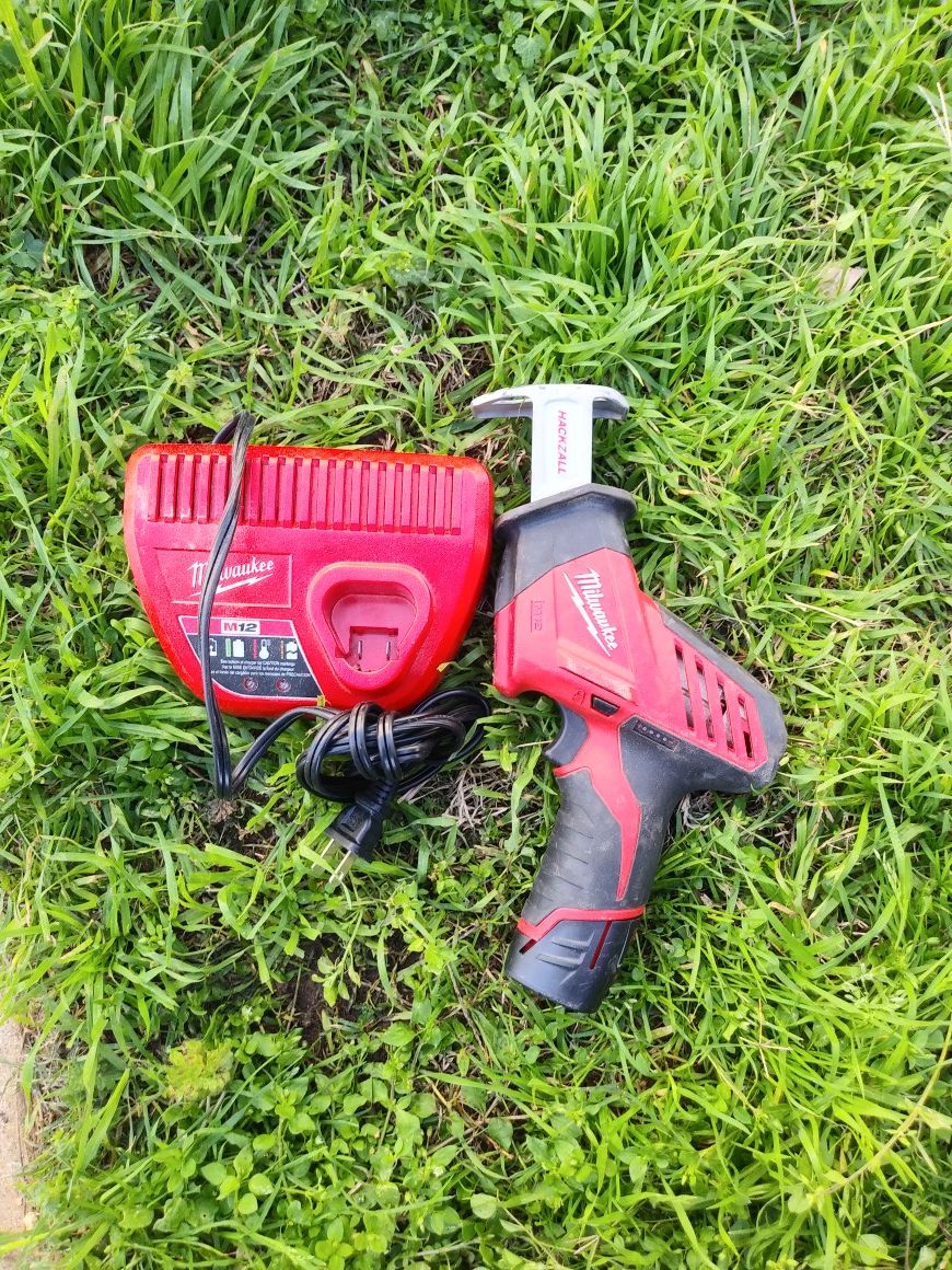 Milwaukee hackzall and drill driver