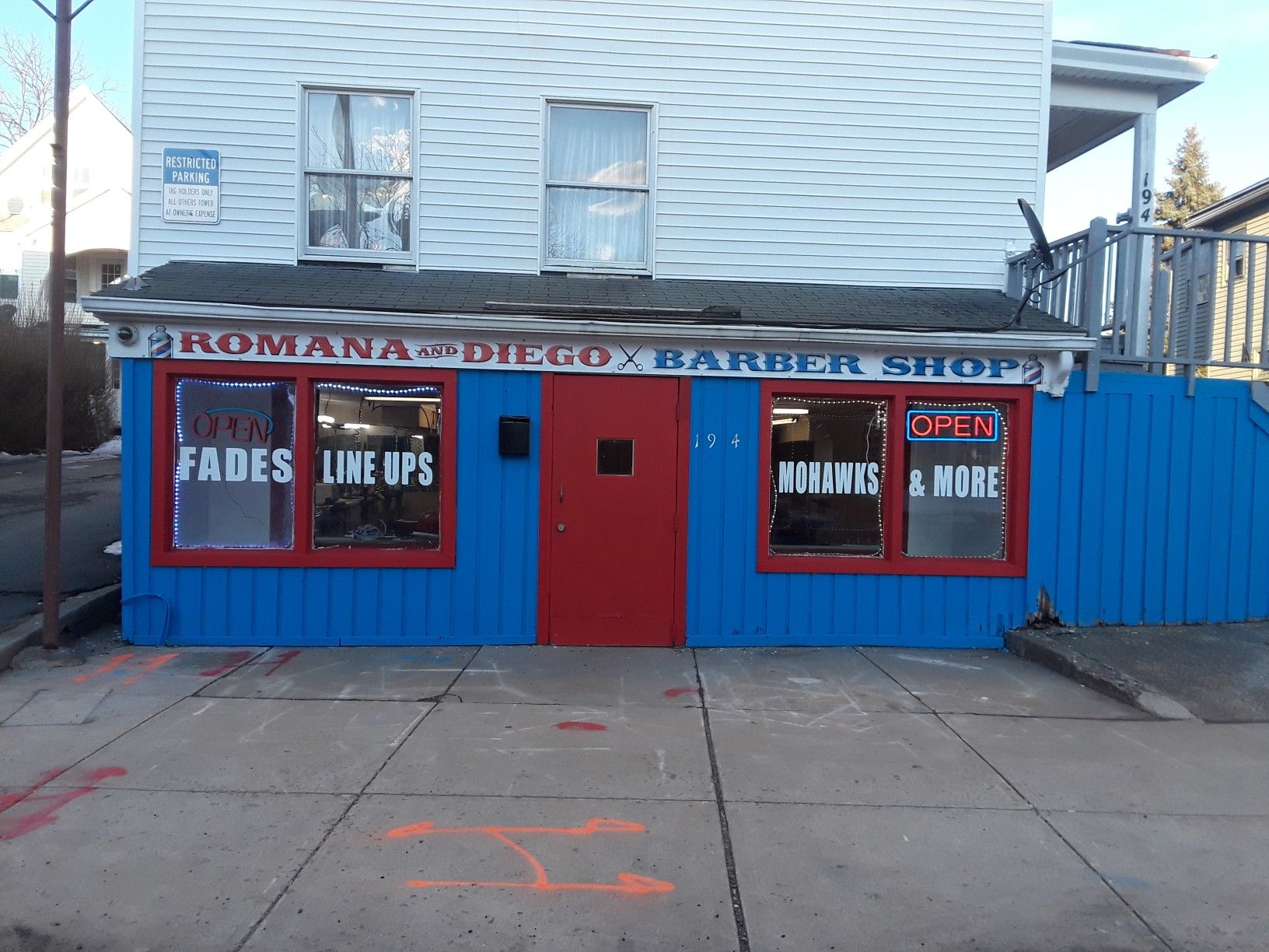 Romana and Diego barber shop