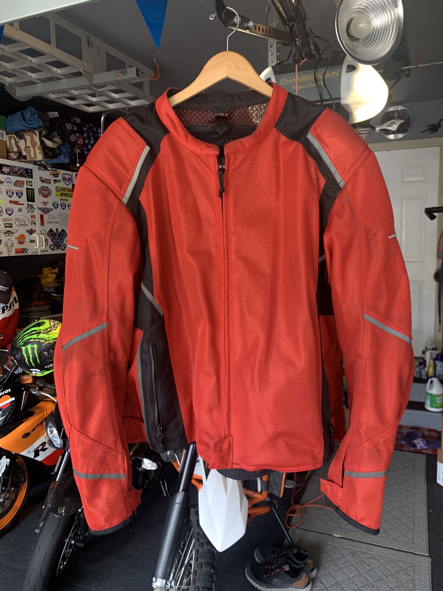 Motorcycle Vented Riding Jacket First Gear