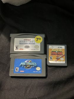 Game Boy Advance And Nintendo Ds Vidoe Games Bundle