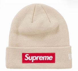 Supreme x New Era Box Logo Beanie