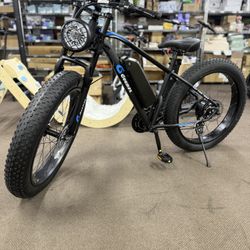 Electric Bike for Adults, 26′ x 4.0 Fat Tire Ebike,  500W) 36V 10.4Ah Lithium Battery, 21-Speed, Up to 35 Miles – Geemax