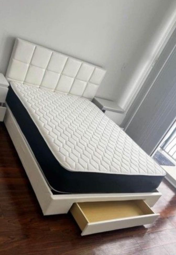 Queen Size Bed Frame And Mattress